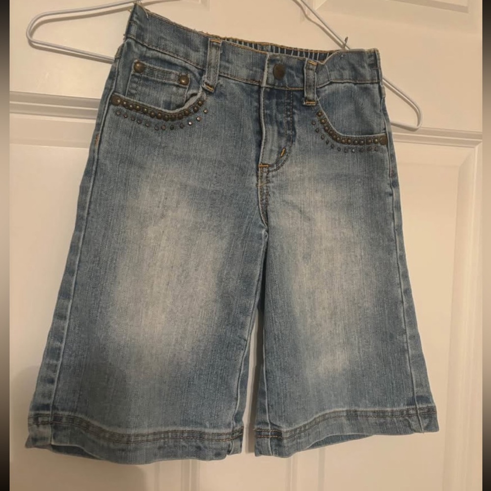 girls denim capris